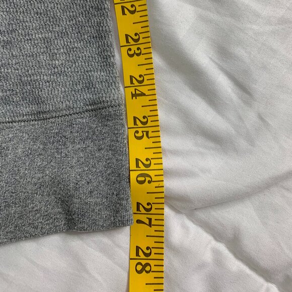 Banana Republic Men’s XL Cream & Grey Long Sleeve Sweatshirt – Cotton/Poly Blend - Picture 13 of 13